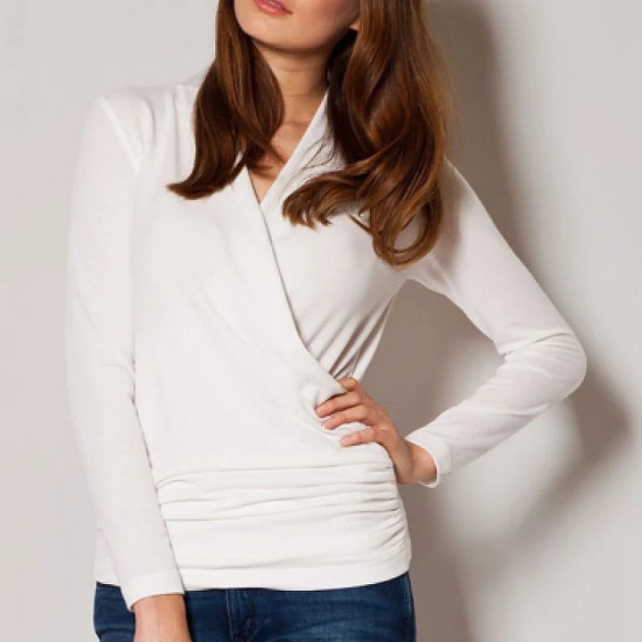 Feminine Envelope Cut Sweater