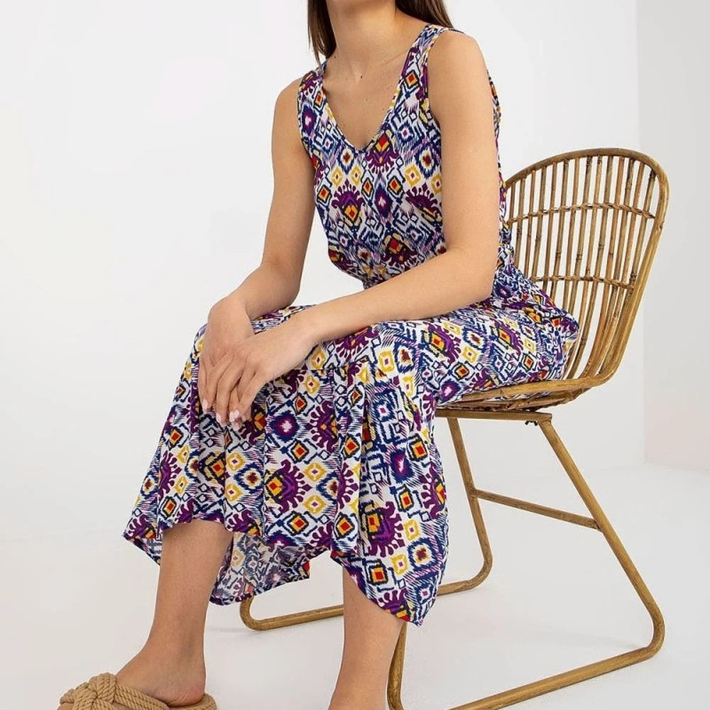 Summer Dress with Heart Neckline