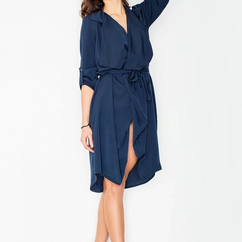 Wrap Waist Tie Dress