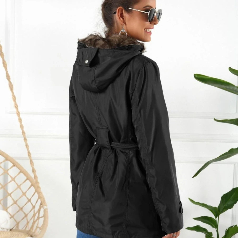 Hooded Jacket with Detachable Liner
