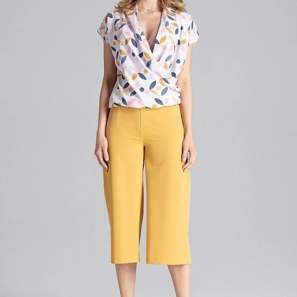 Women's Wide Leg Trousers 7/8 Length