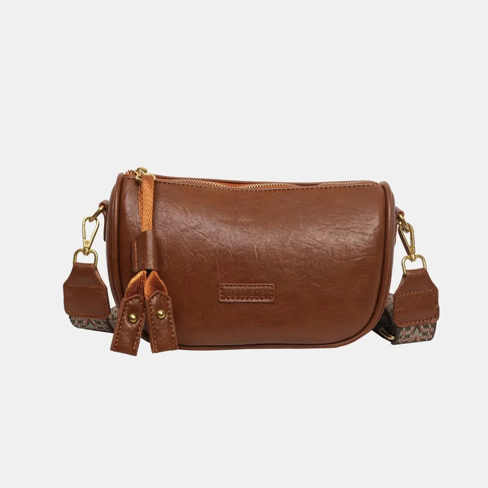 Medium PU Leather Shoulder Bag