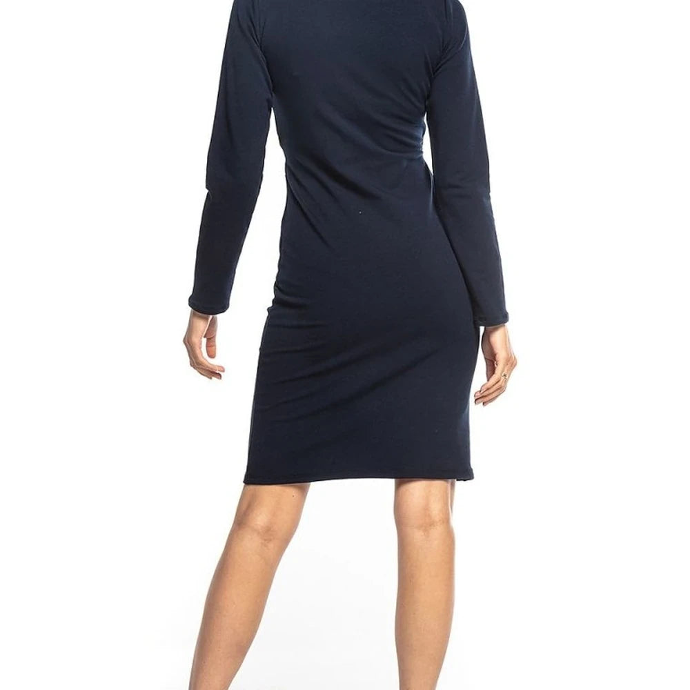 Daydress with Envelope Front and Long Sleeves
