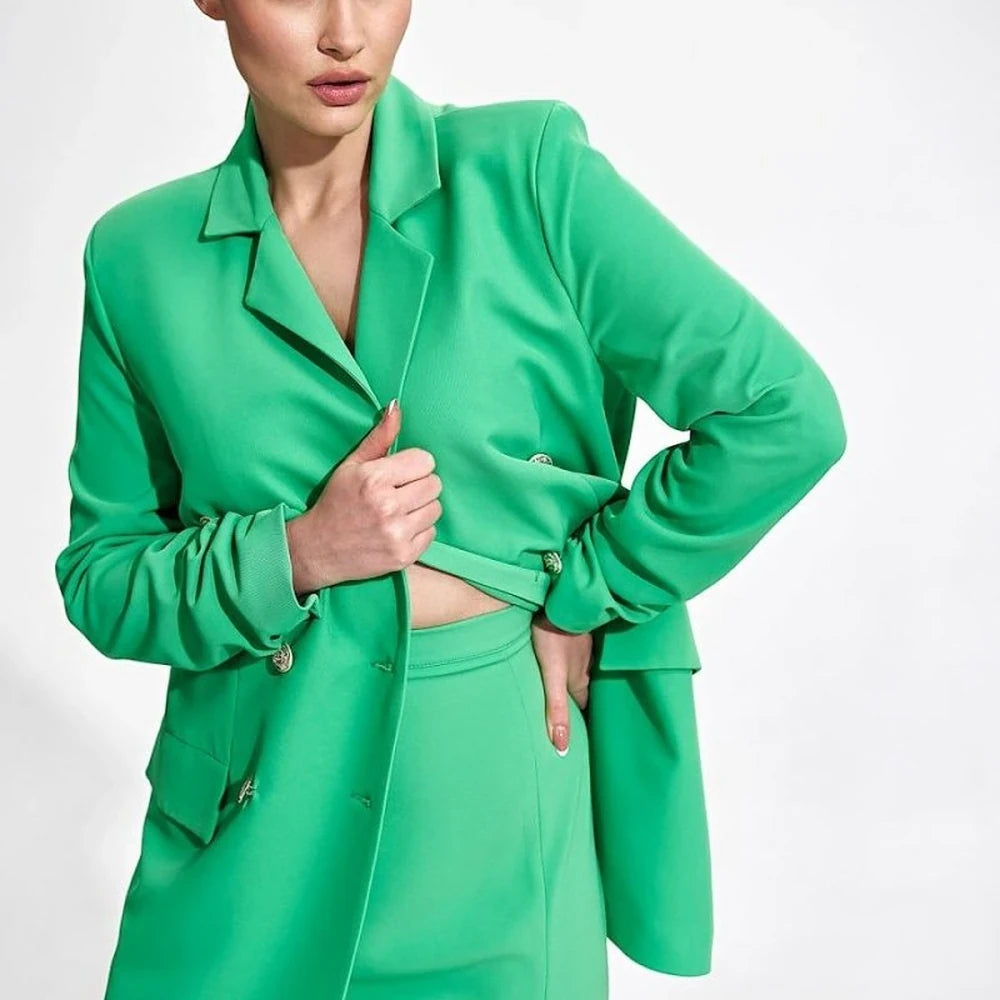 Mini Skirt with Side Zip and Slit