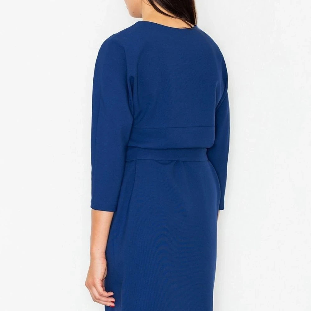 Midi Dress with Belt