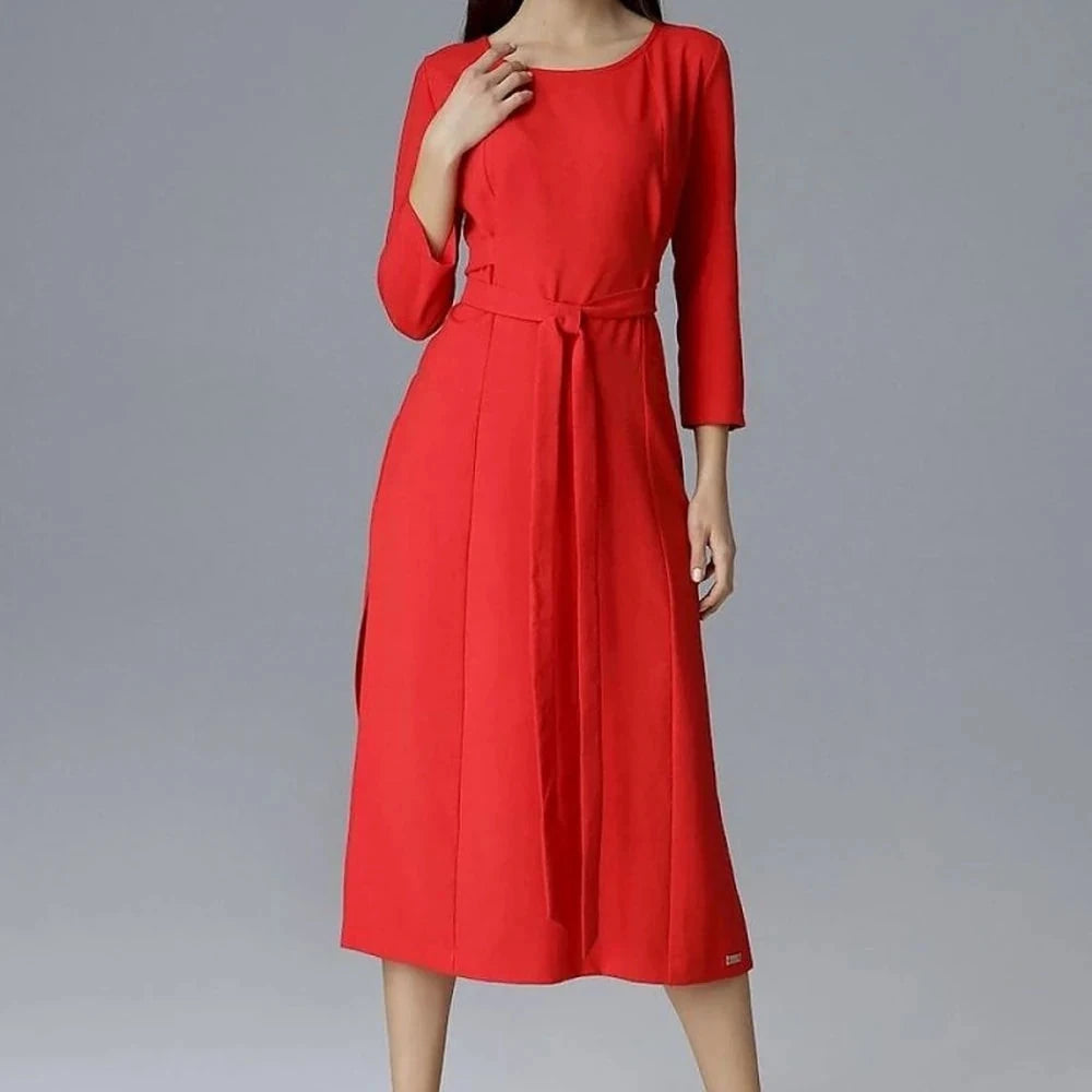 Women's Polyester 3/4 Sleeve Cocktail Dress