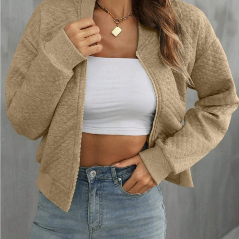 Zip Up Long Sleeve Jacket