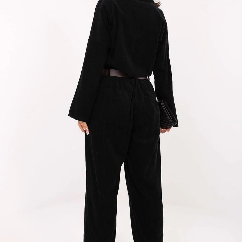 Green Wide Leg High Waist Trousers