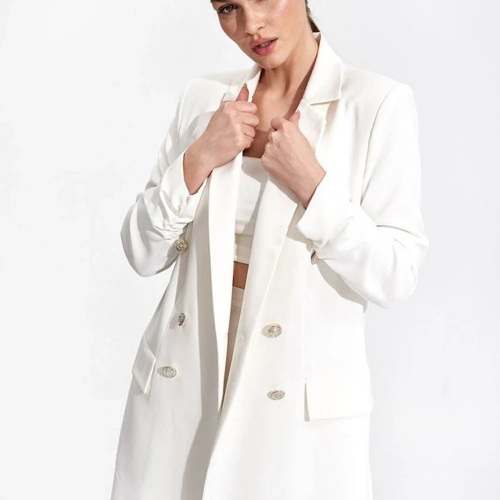 Loose Fit Double-Breasted Jacket