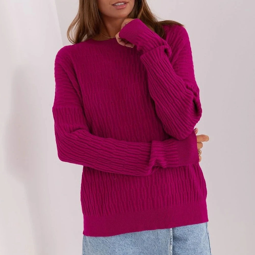 Women's Variegated Knit Sweater