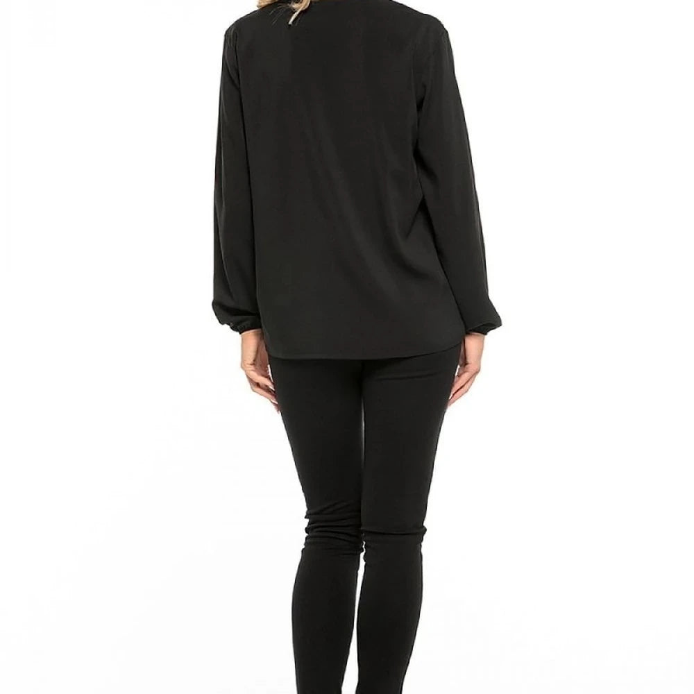 Chiffon Blouse with Tie Detail