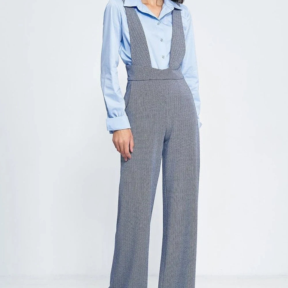 High-Waisted Jumpsuit with Wide Legs