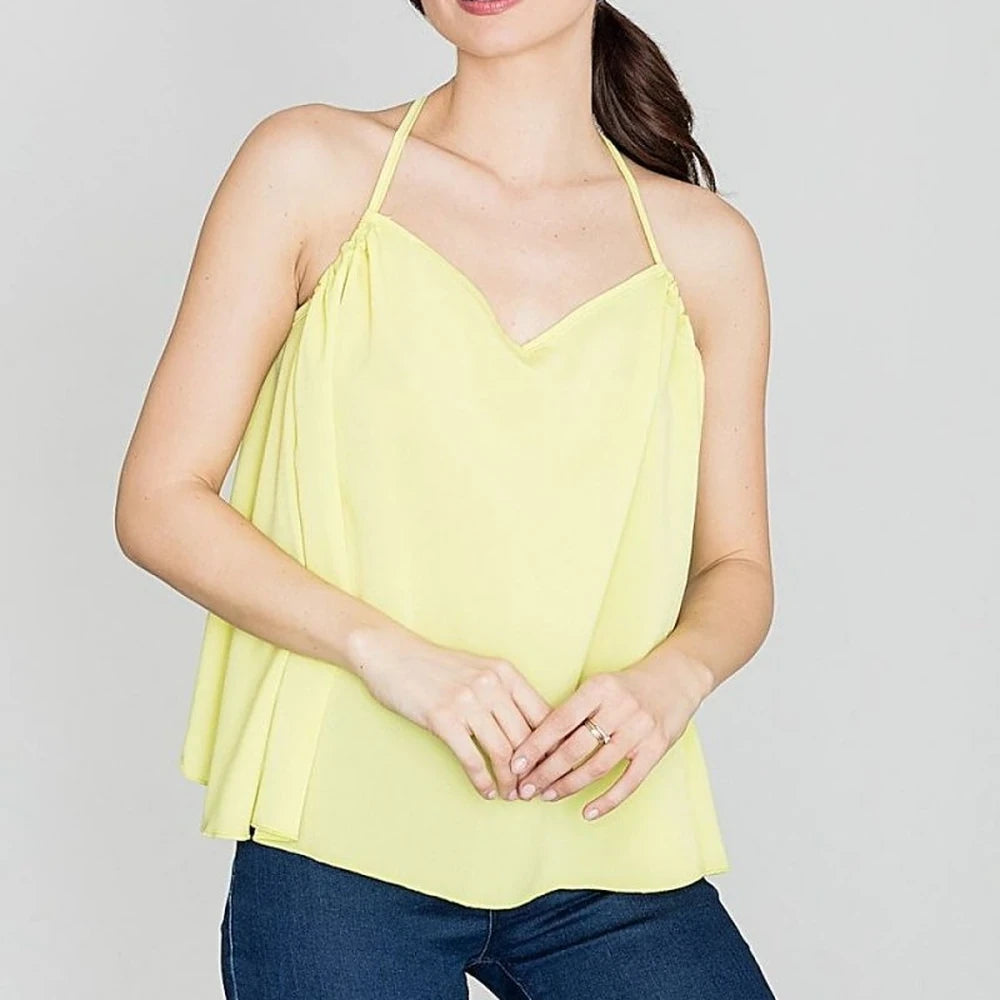 Loose Fit Backless Summer Blouse