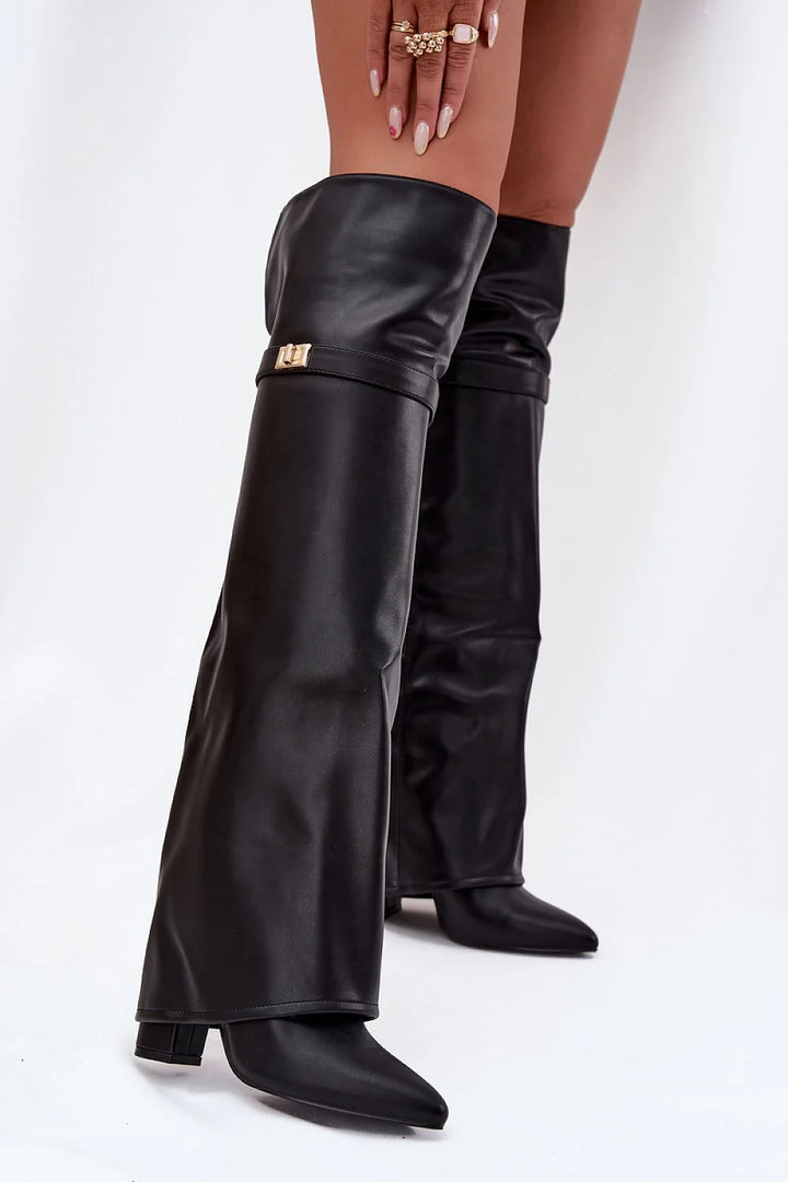 Heel boots Step in style