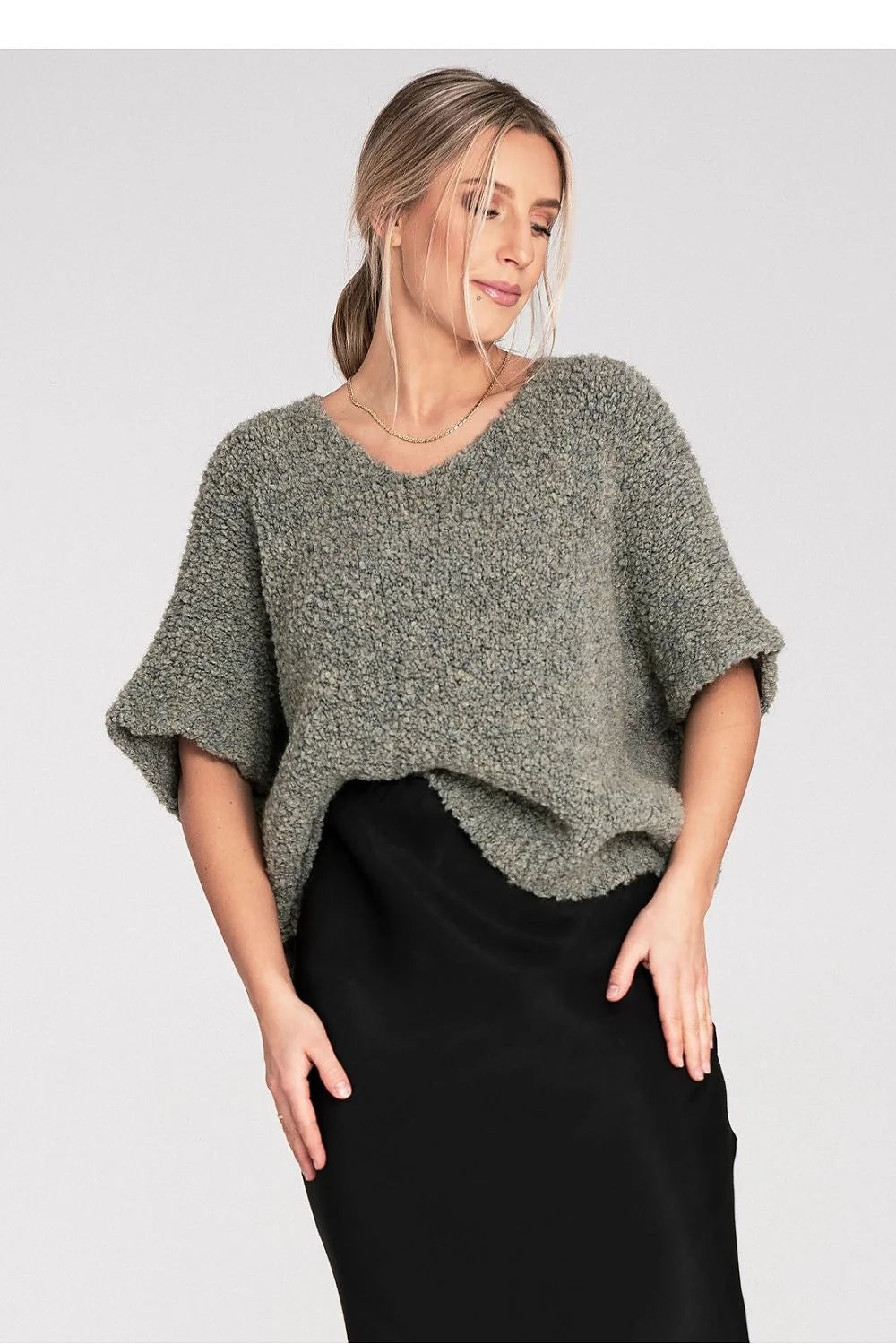 Short sleeve sweater Figl