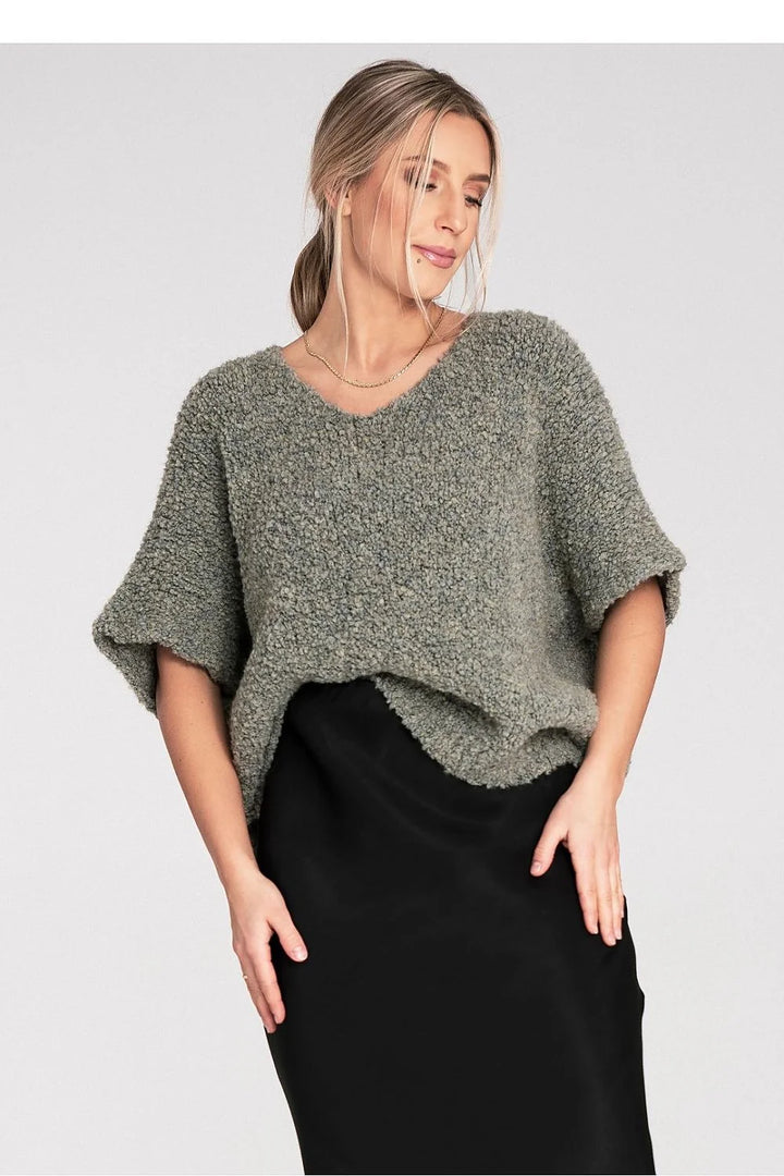 Short sleeve sweater Figl
