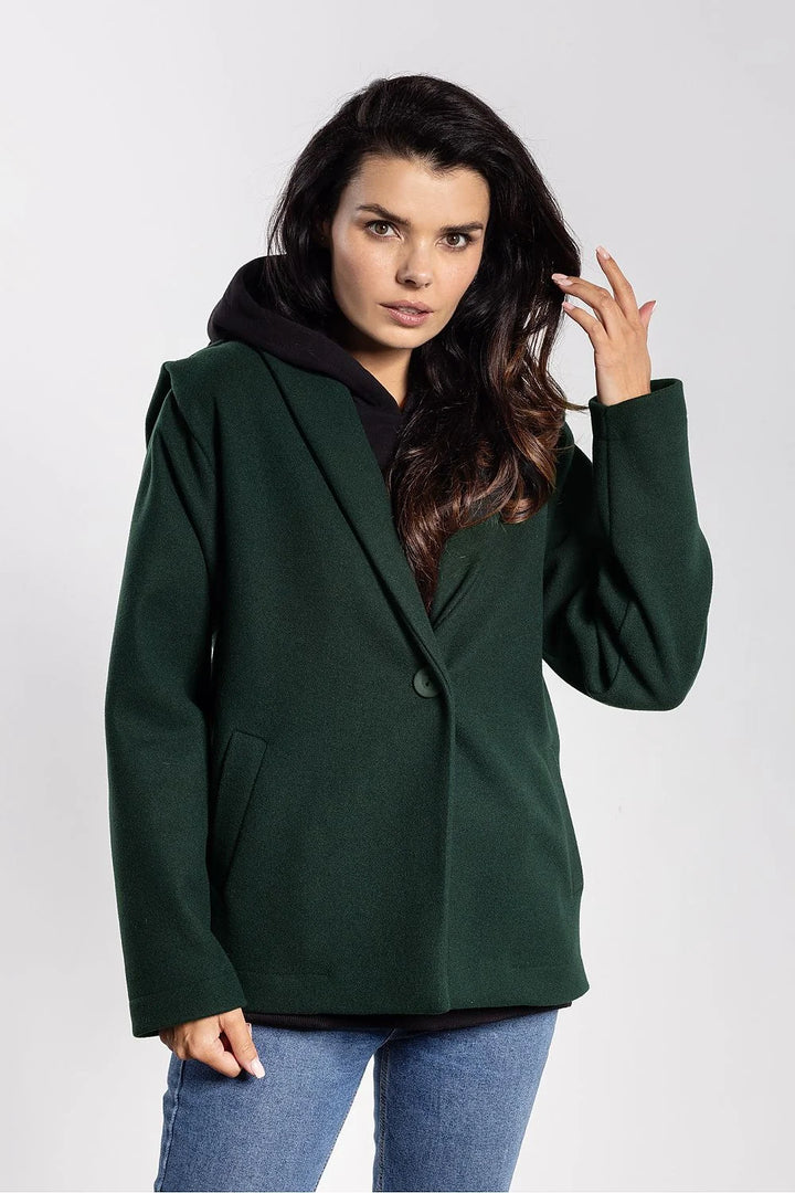 Women's Fleece Shawl Collar Jacket