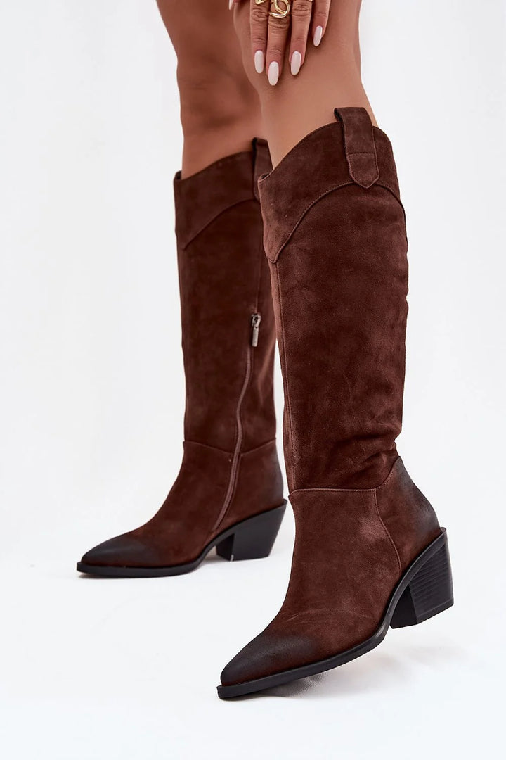 Heel boots Step in style