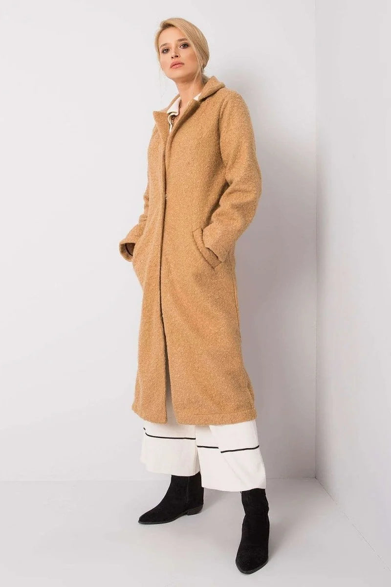 Brown long sleeve coat