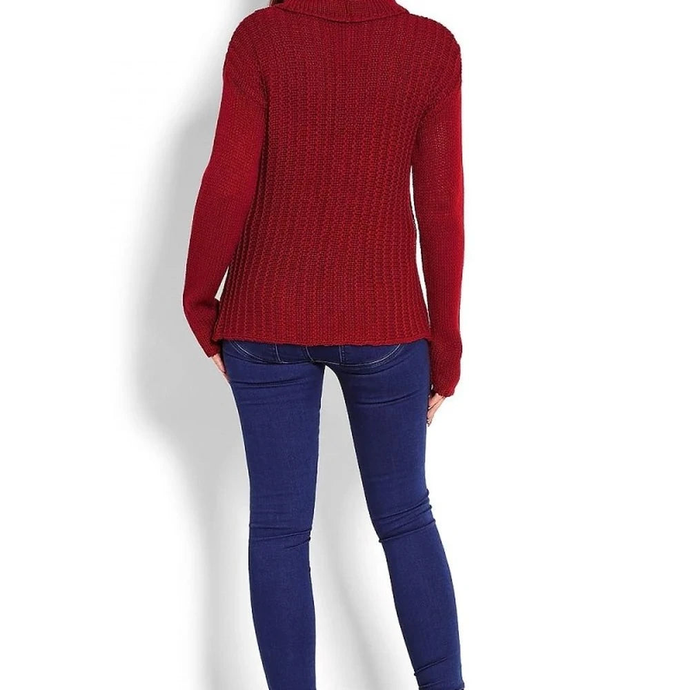 Acrylic Turtleneck Sweater