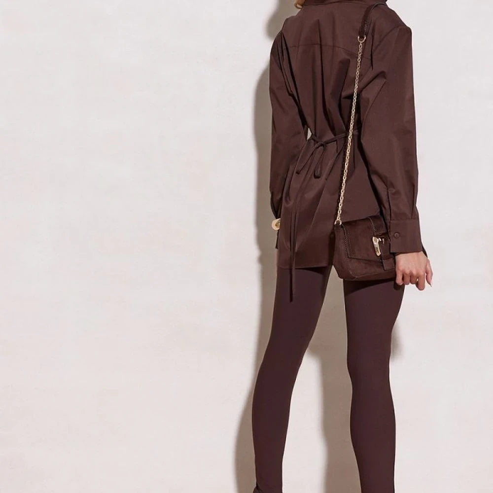 Cotton Blend Long Sleeve Shirt