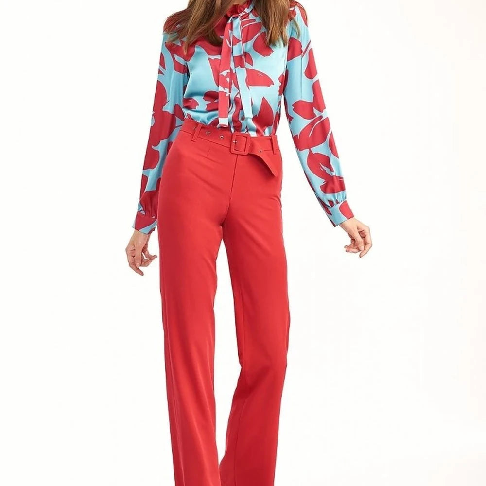 Women's Flared Leg Trousers