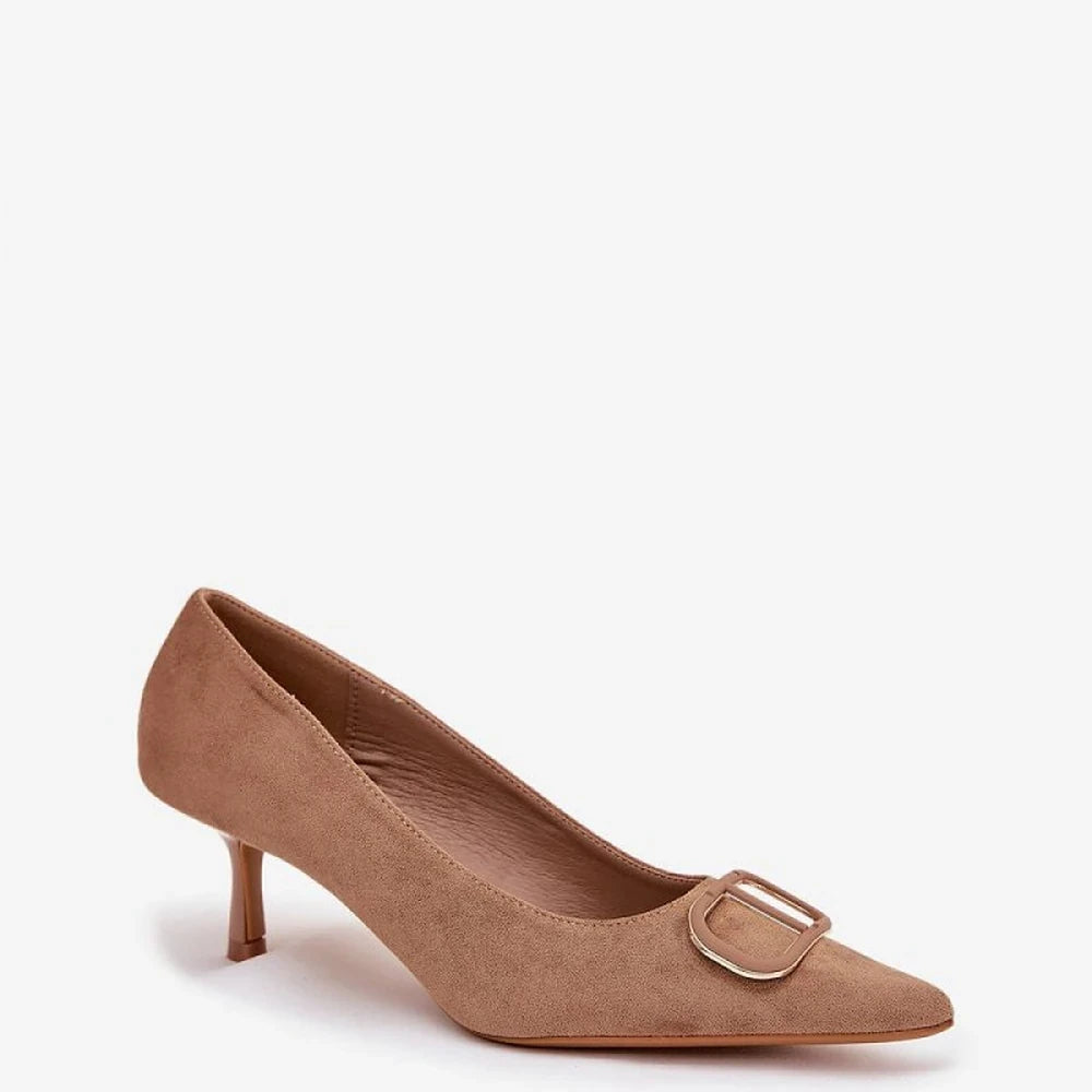 Women's Eco Suede Pointed Toe Heels