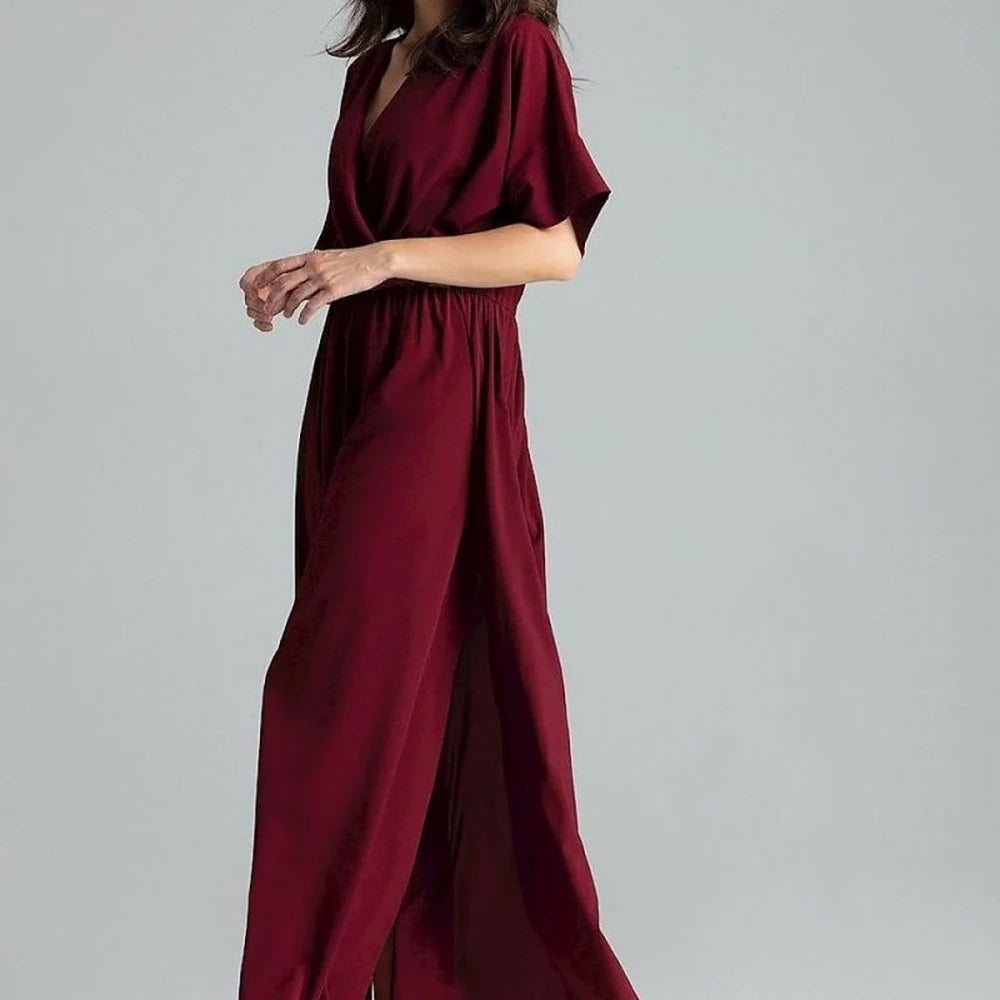 Long Floral Dress with Kimono Sleeves