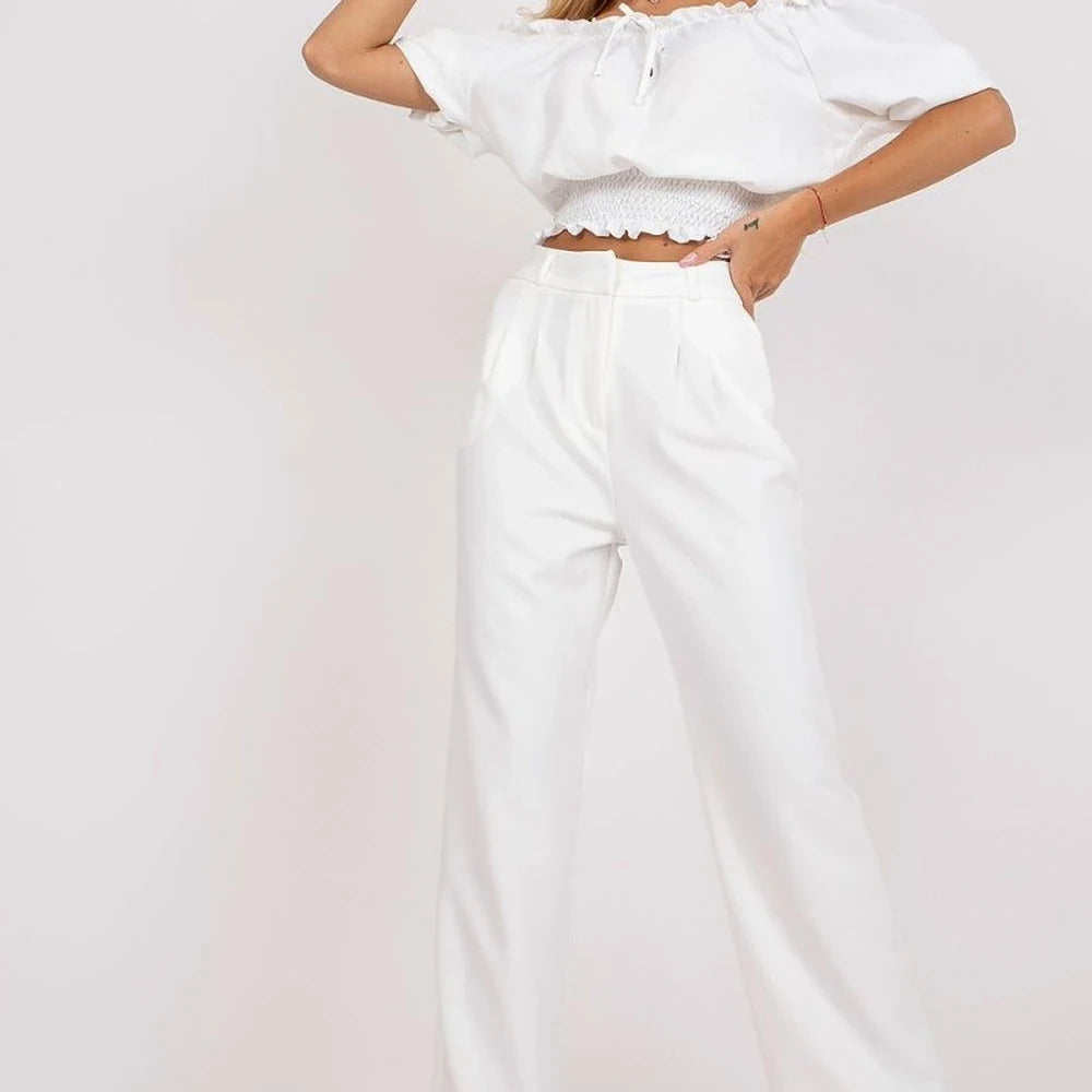 Women's Wide Leg Pants with Belt
