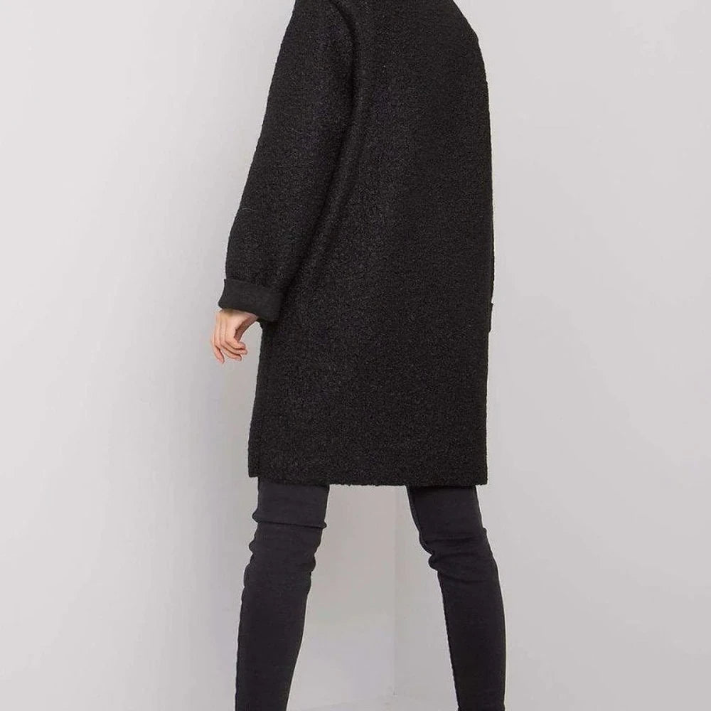 Women's Red Bouclé Coat