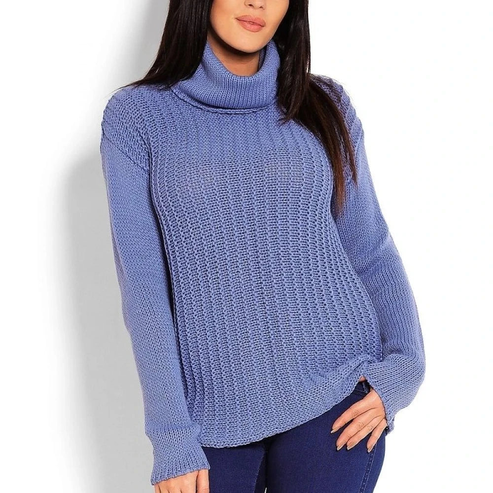 Acrylic Turtleneck Sweater