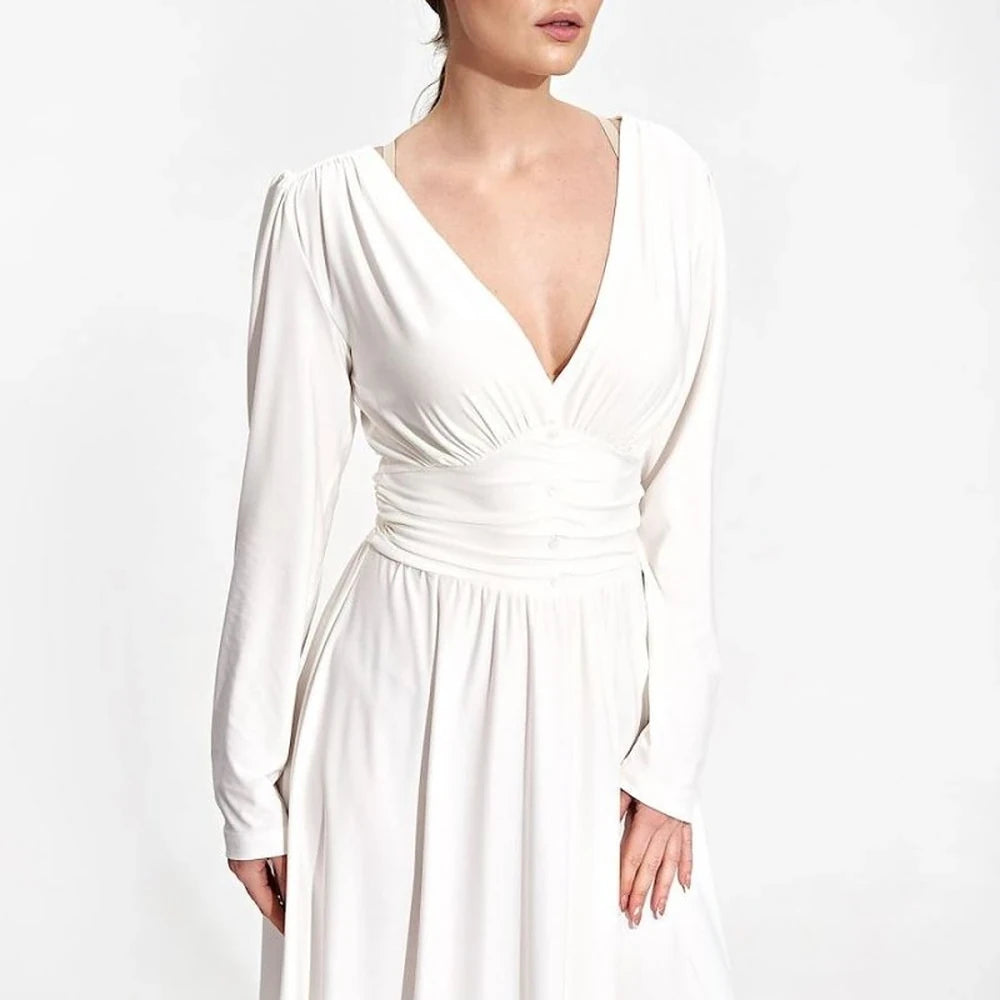 Flared Stretch Daydress with Sweetheart Neckline