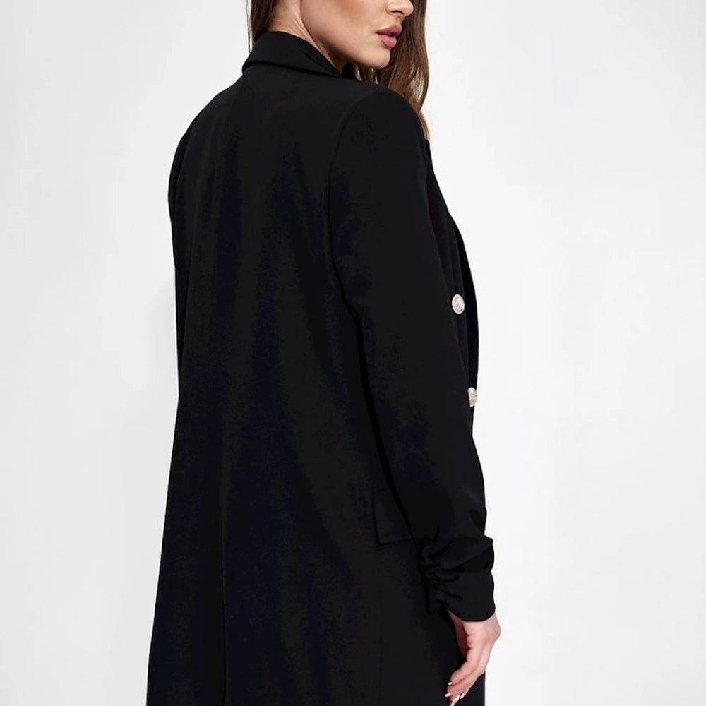 Loose Fit Double-Breasted Jacket