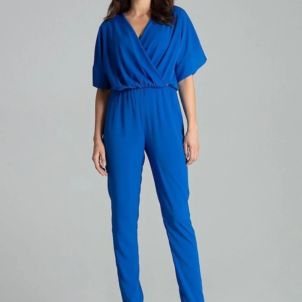 Floral Jumpsuit with Straight Pants