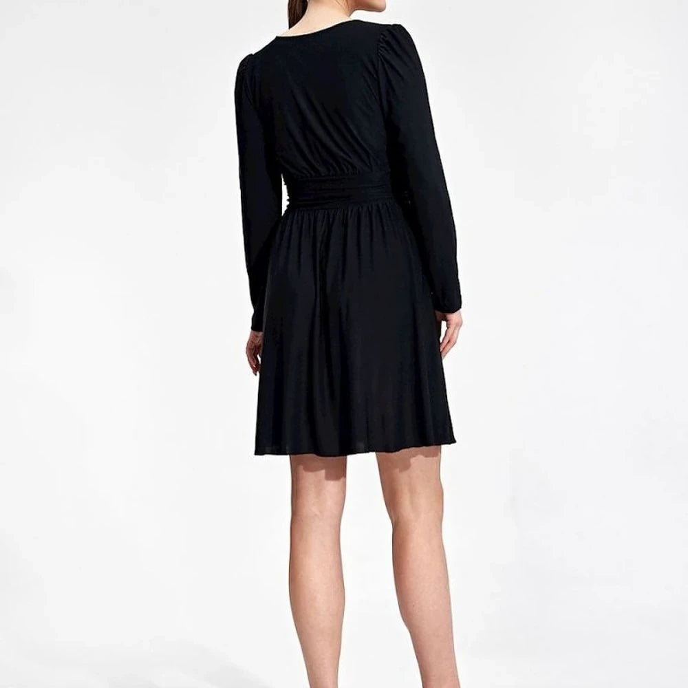 Flared Stretch Daydress with Sweetheart Neckline