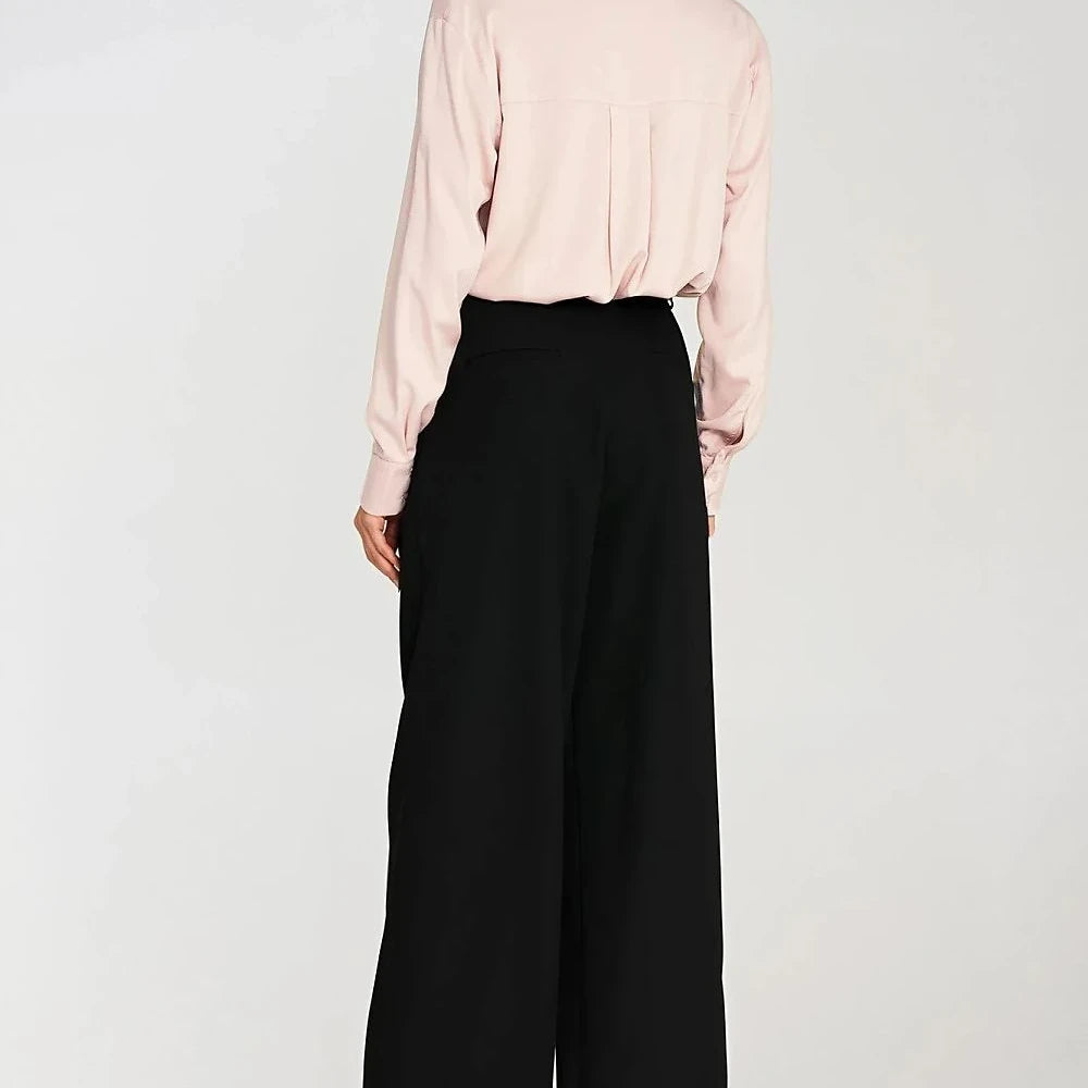 Viscose Oversized Blouse with Collar