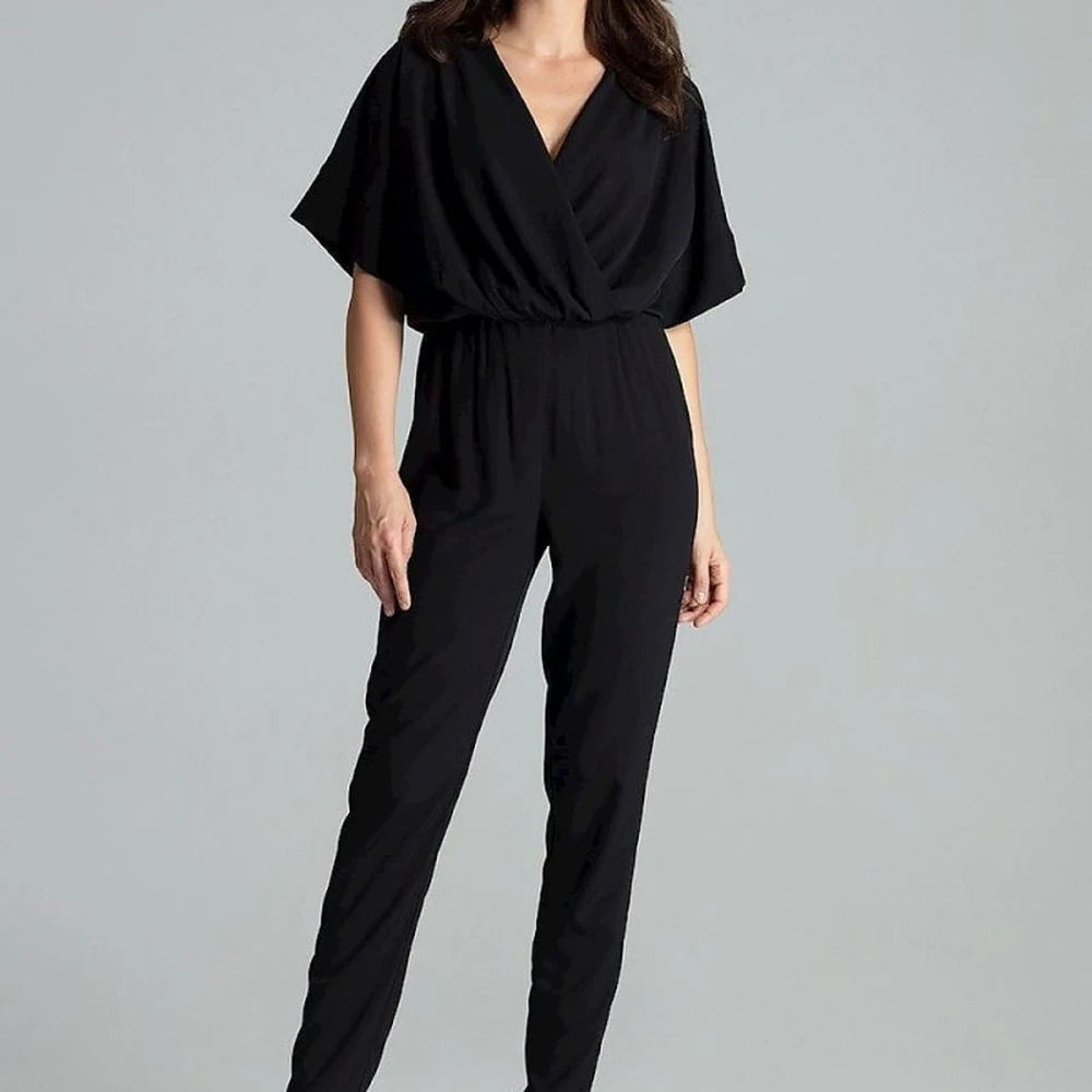 Floral Jumpsuit with Straight Pants