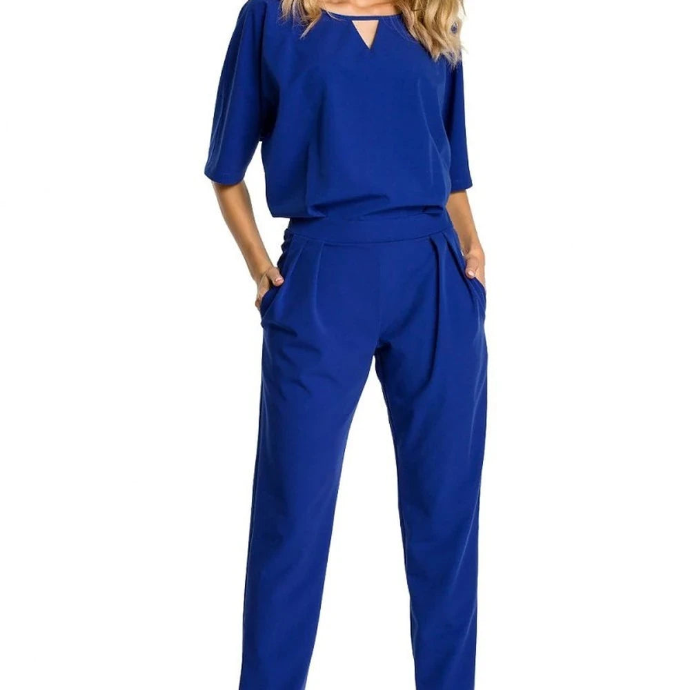 Comfortable Jumpsuit with Belt