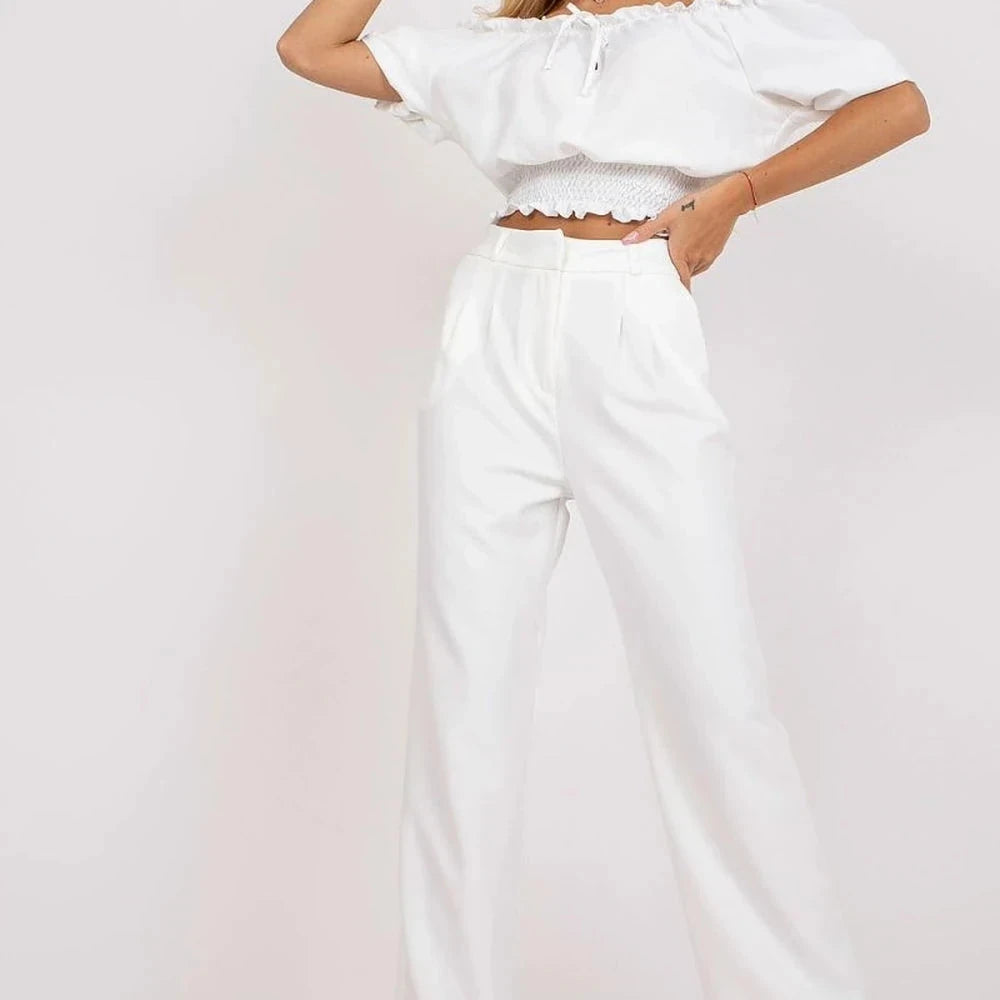 Women's Wide Leg Pants with Belt