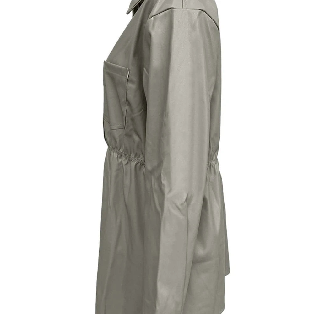 Snap Down Collared Jacket