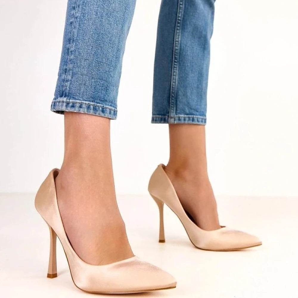 Elegant Satin High Heels