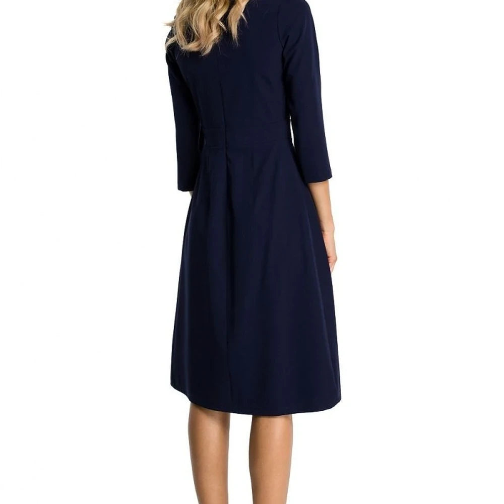 Women's Blue Red Navy Black Day Dress