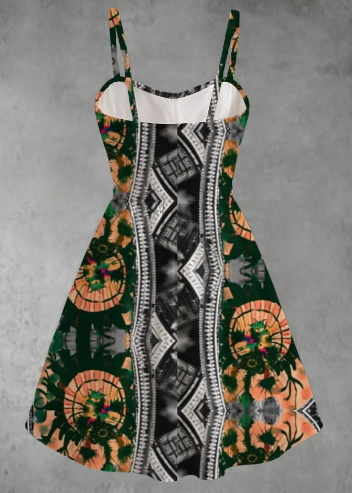 All-over Women's Spaghetti Strap Dress