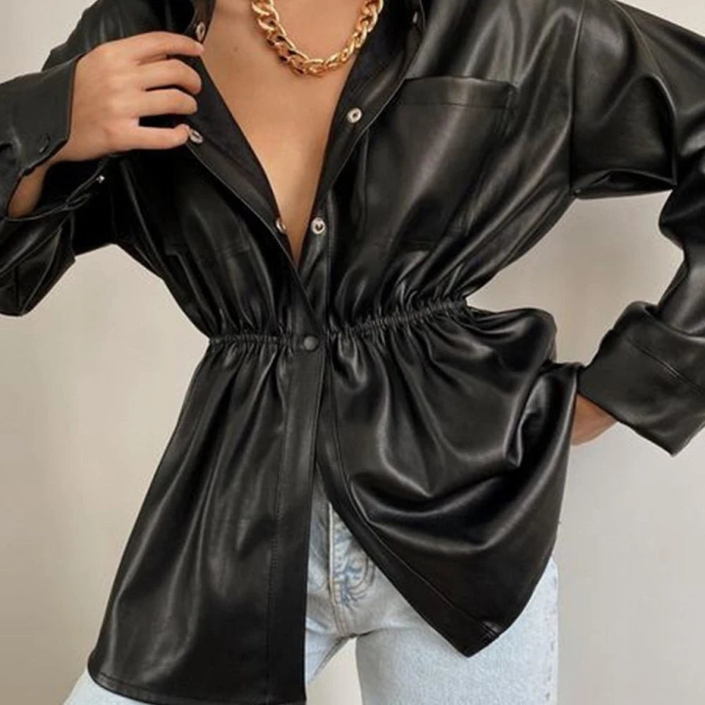 Snap Down Collared Jacket