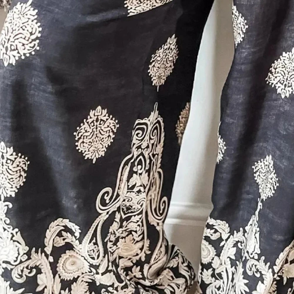 Women's Printed Wide Leg Pants