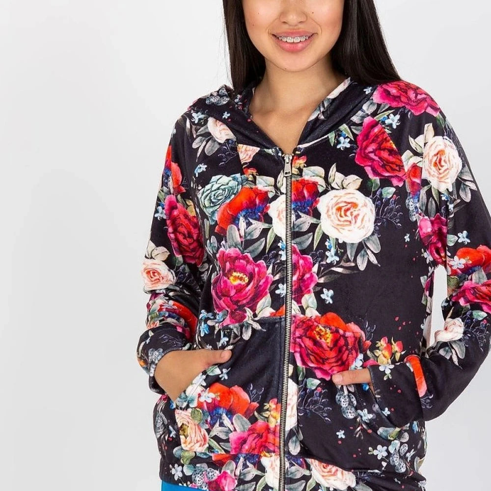 Hooded Zip-Up Sweatshirt