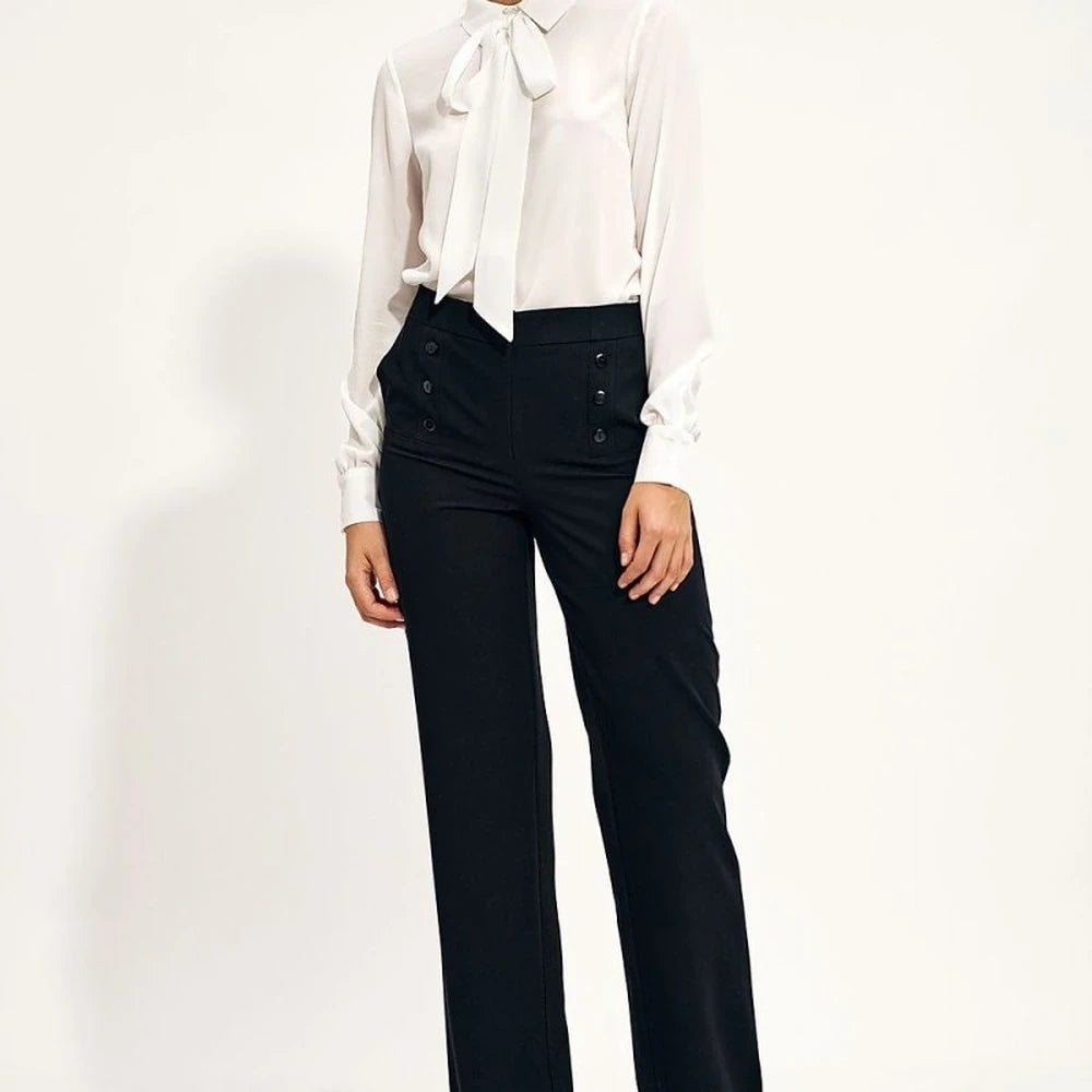 Women's Long Sleeve Bow Detail Shirt