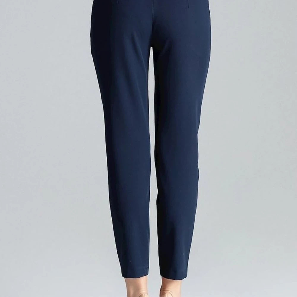 Women's Green Cigarette Trousers