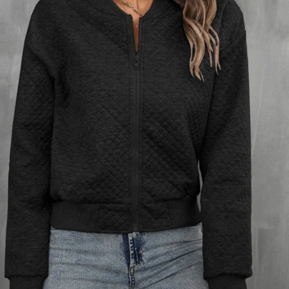 Zip Up Long Sleeve Jacket
