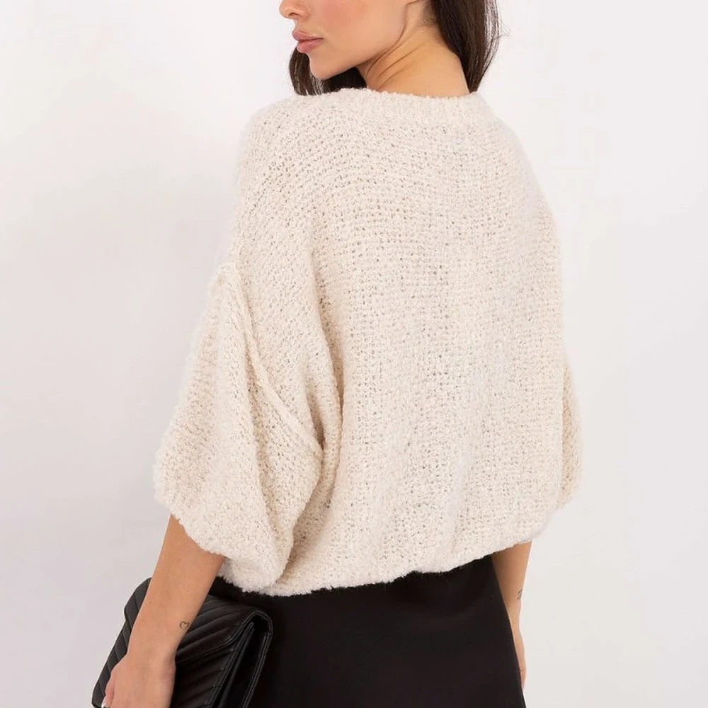 Textured Knit Button Front Cardigan Sweater